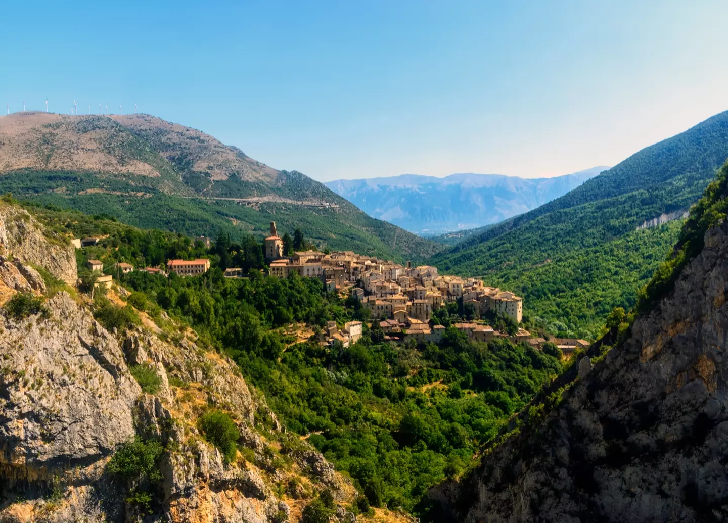 Part of the lost continent pokes up in Italy.