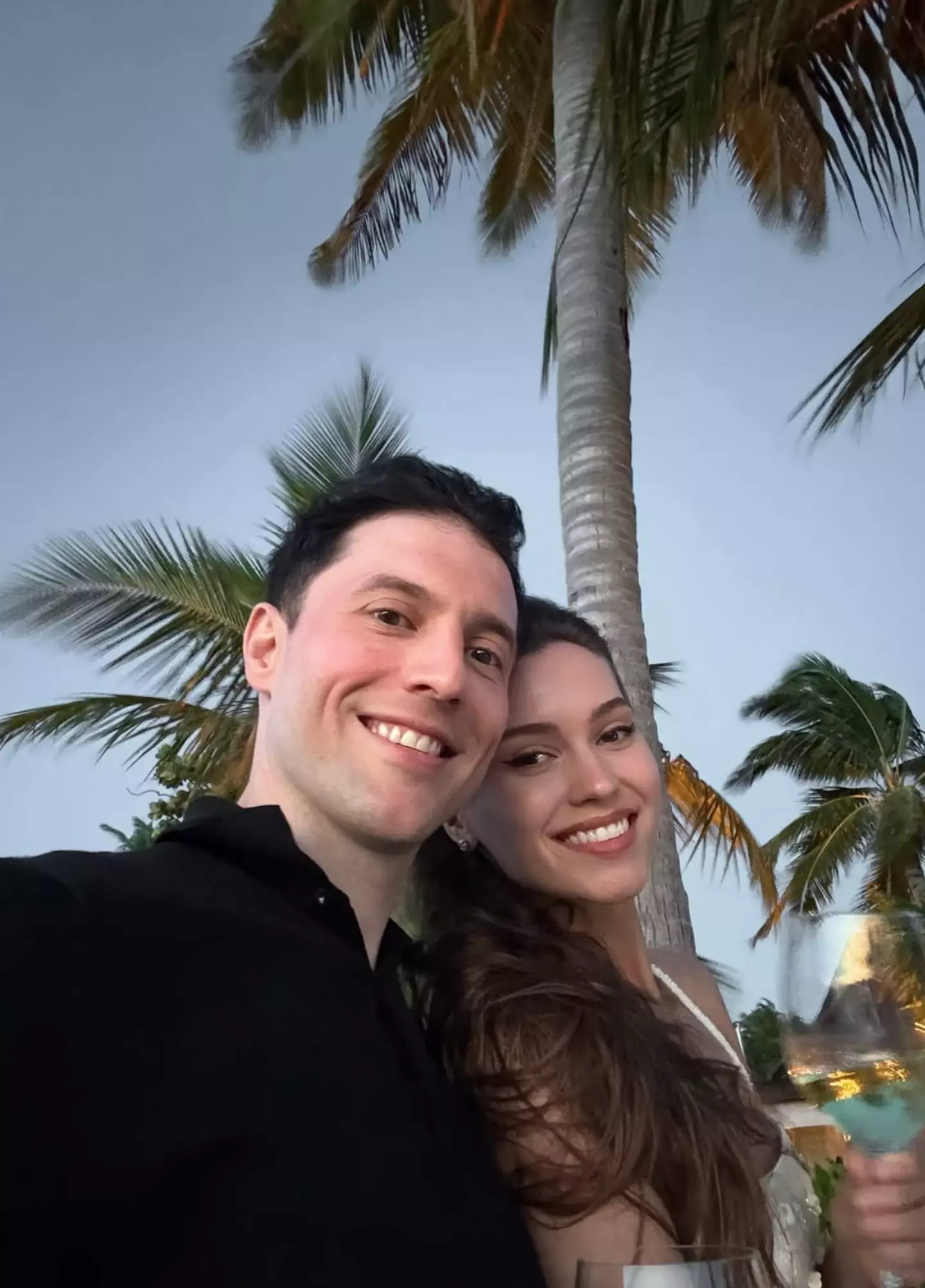 Kseniya Alexandrova and her husband Ilya pictured on vacation together back in June (Instagram/kseniyaalexandrova)