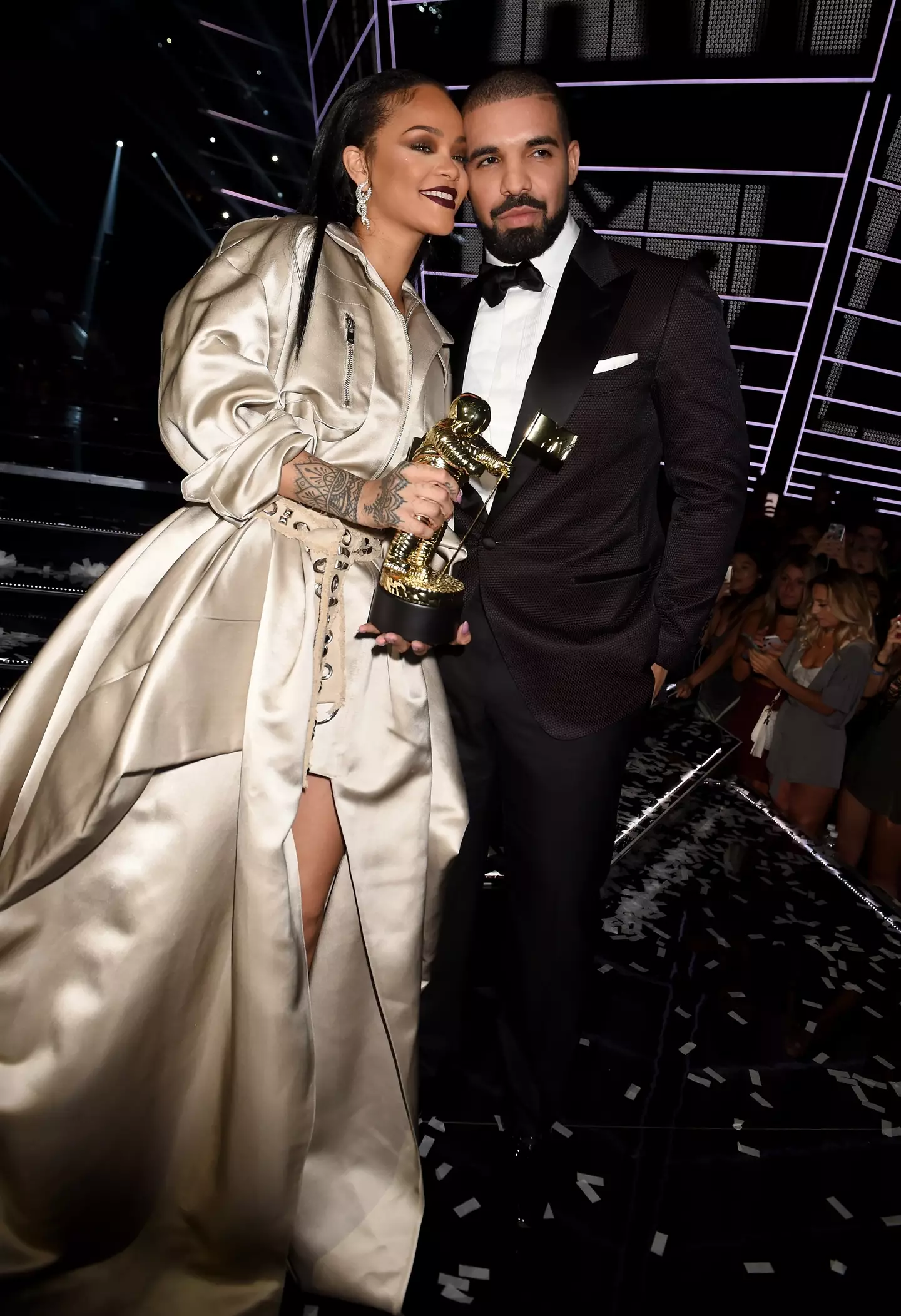 Drake and Rihanna previously dated.