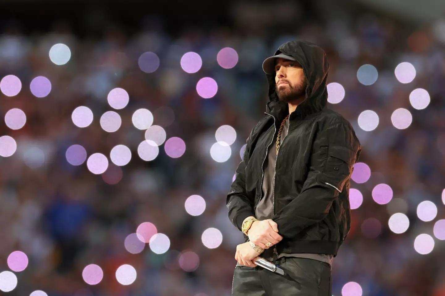 Eminem shares his three children with ex-wife Kim Mathers.
