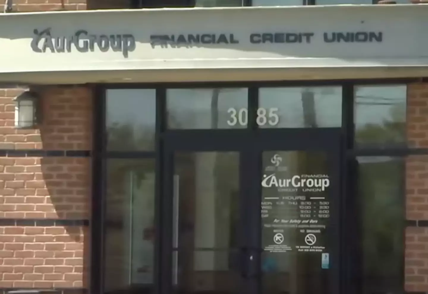 The incident took place at a branch of AurGroup Credit Union. (FOX19 NOW) 