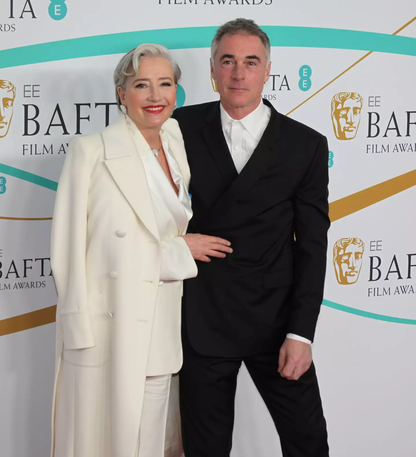 Thompson and husband Greg Wise.