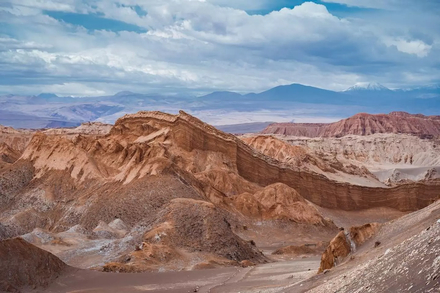 Moon Valley in the Atacama Desert, Chile.