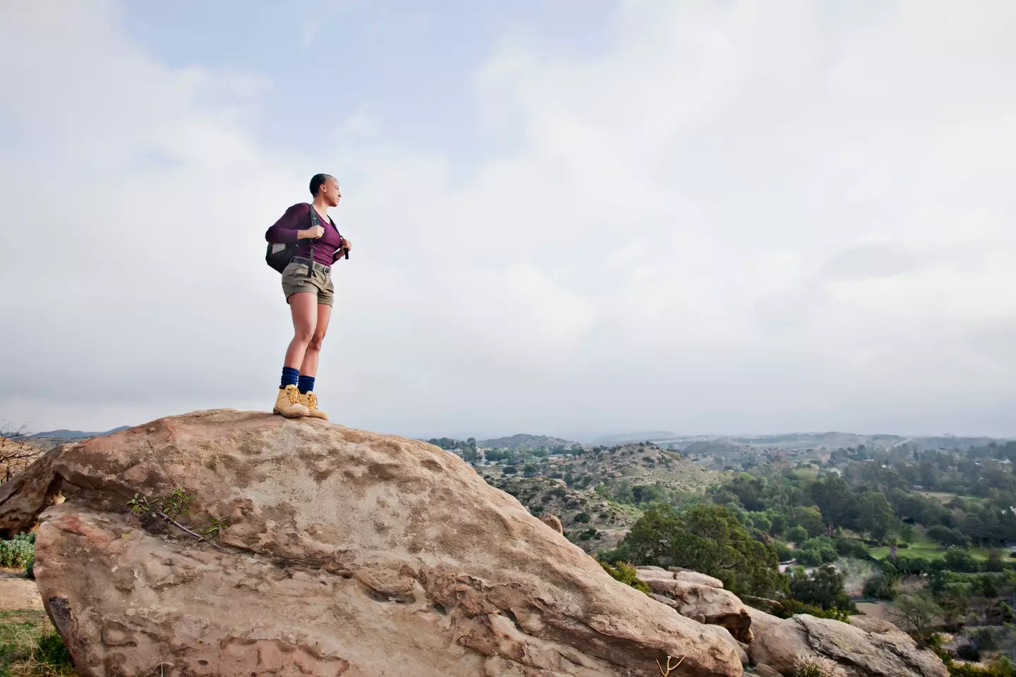 The irritation proved to be so annoying that the woman did not believe she could continue her hike down the mountains. (Getty Stock Image)