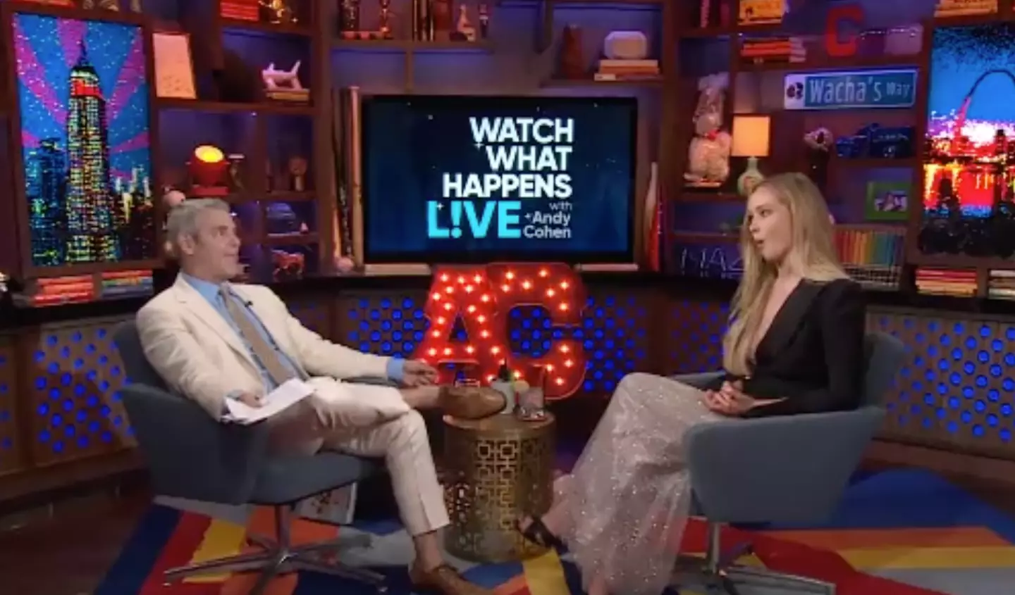 Lawrence on Watch What Happens Live.