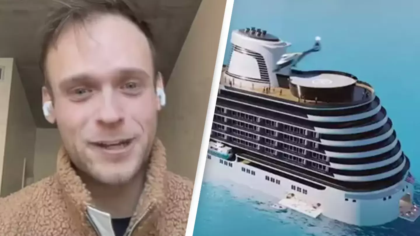 Man who bought apartment on cruise ship as it's cheaper than renting shares what it's like inside