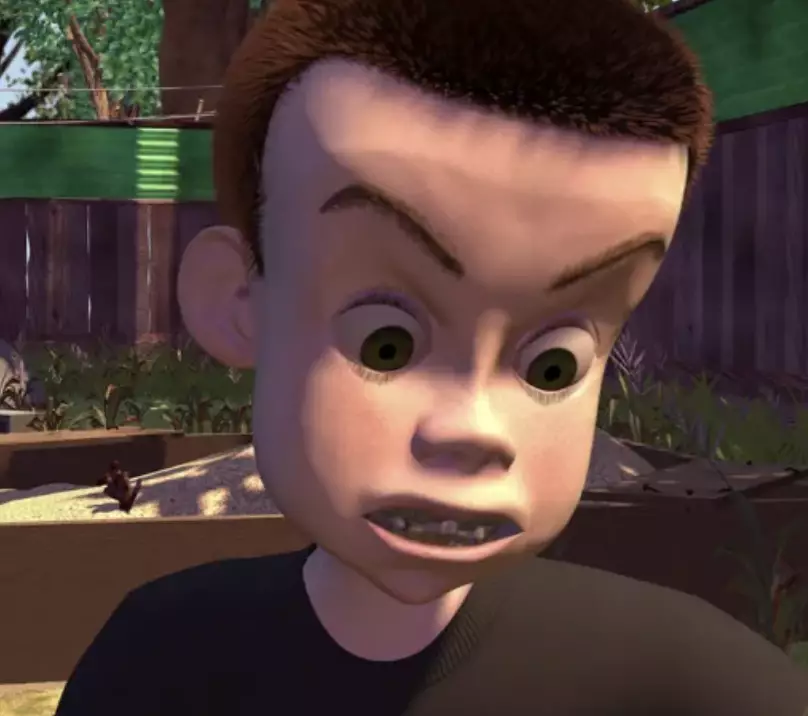 Sid could definitely scare a monster.