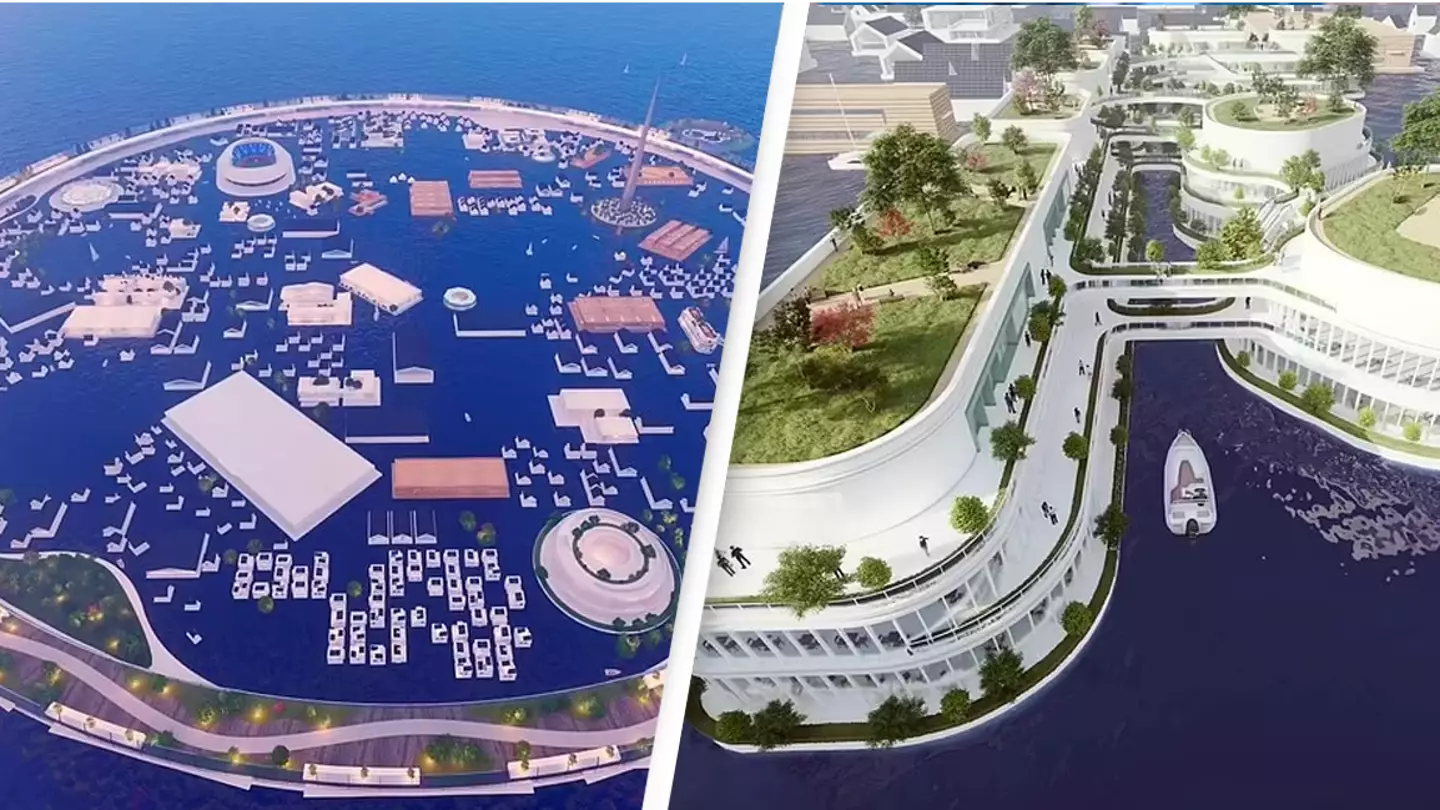 Plans unveiled for massive floating city that will be an ‘ark’ for 40,000 people