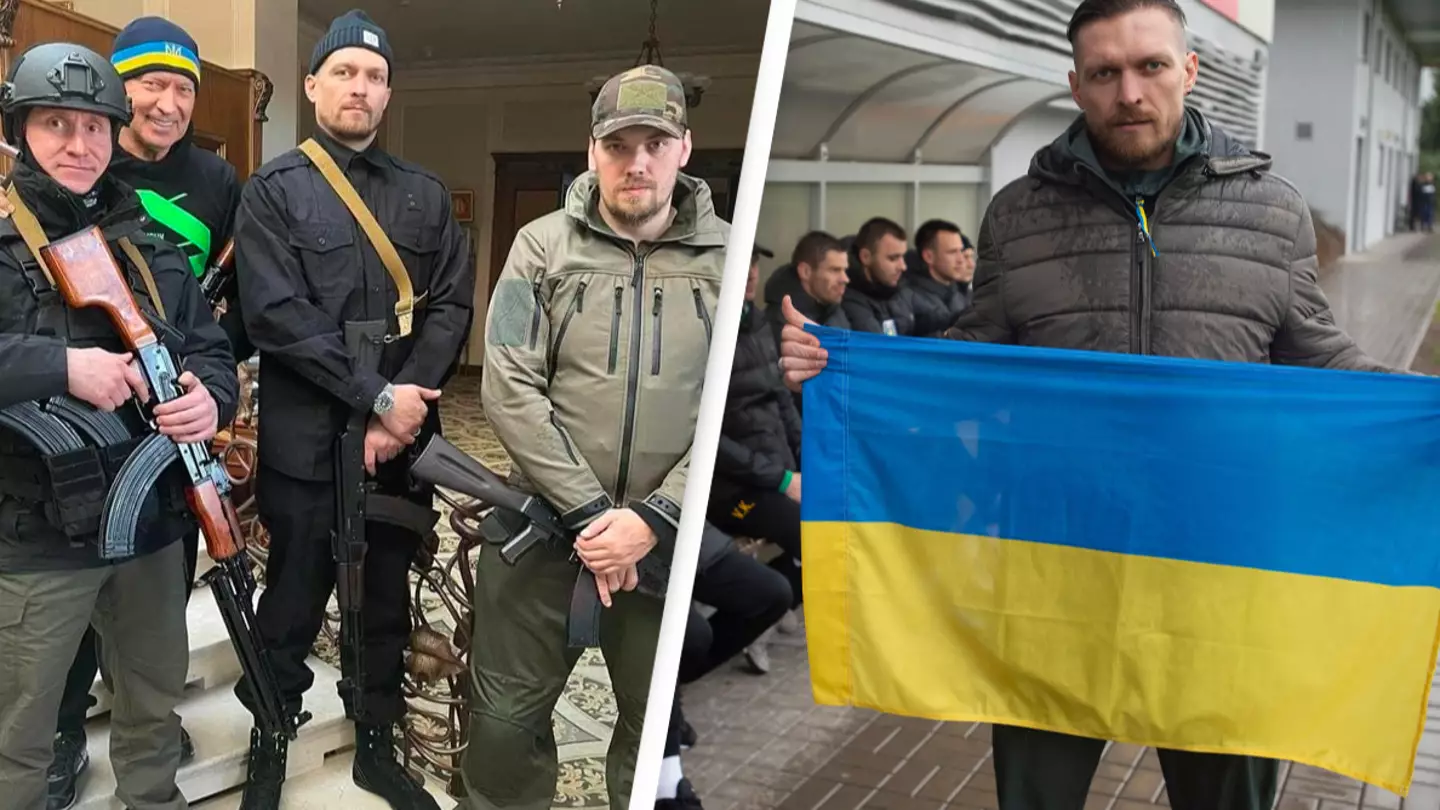 Oleksandr Usyk Says Russian Soldiers Shot At His House And 'Dragged Away Neighbours'