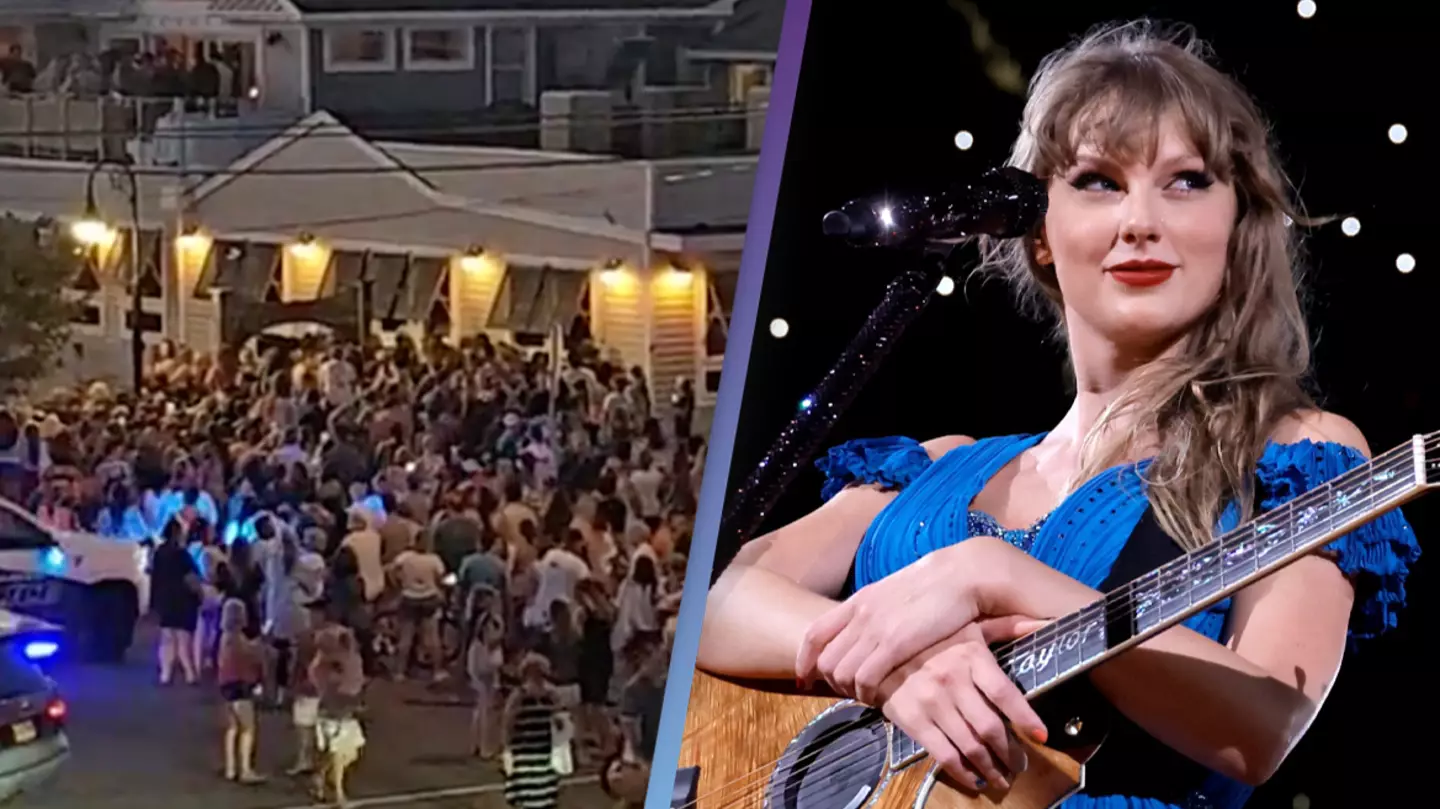 Taylor Swift's fans called 'disgusting' as hundreds swarm her at restaurant