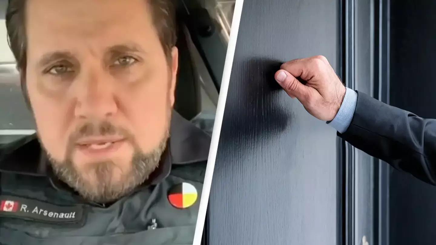 Police officer reveals why you should never ignore an unexpected knock at the door