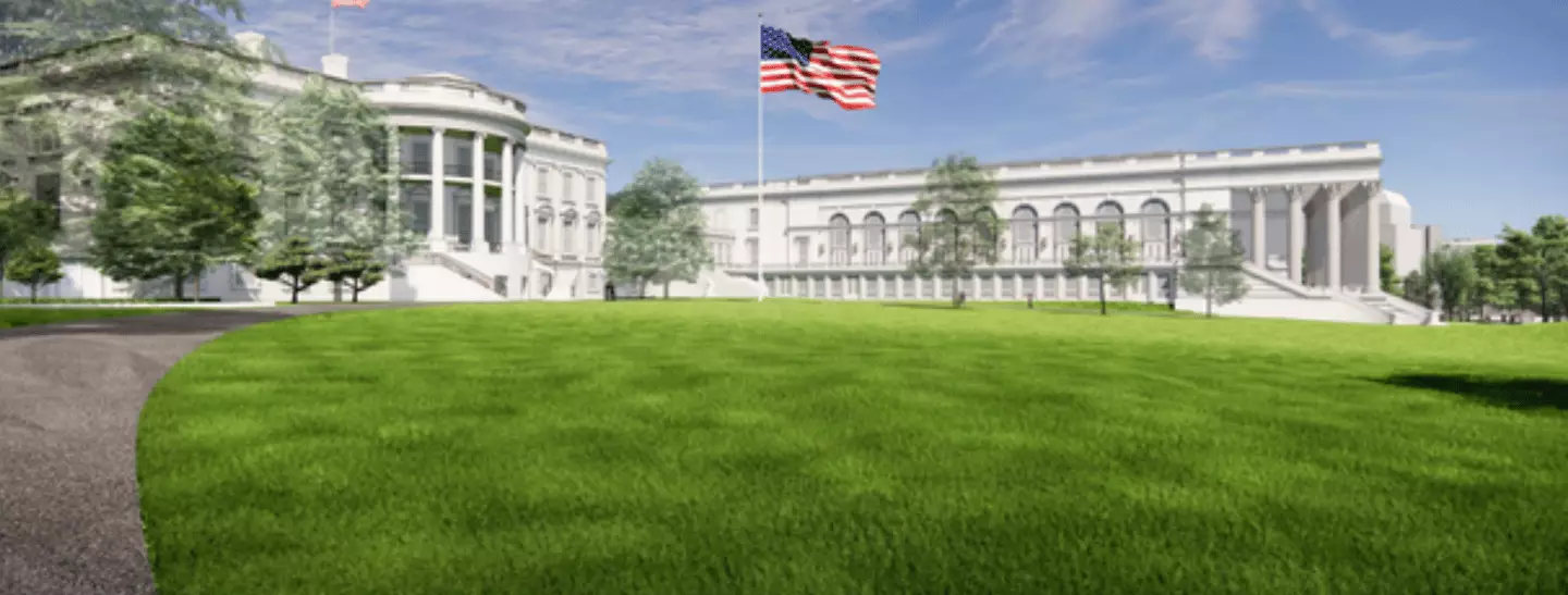 What the White House grounds could soon look like (The White House)
