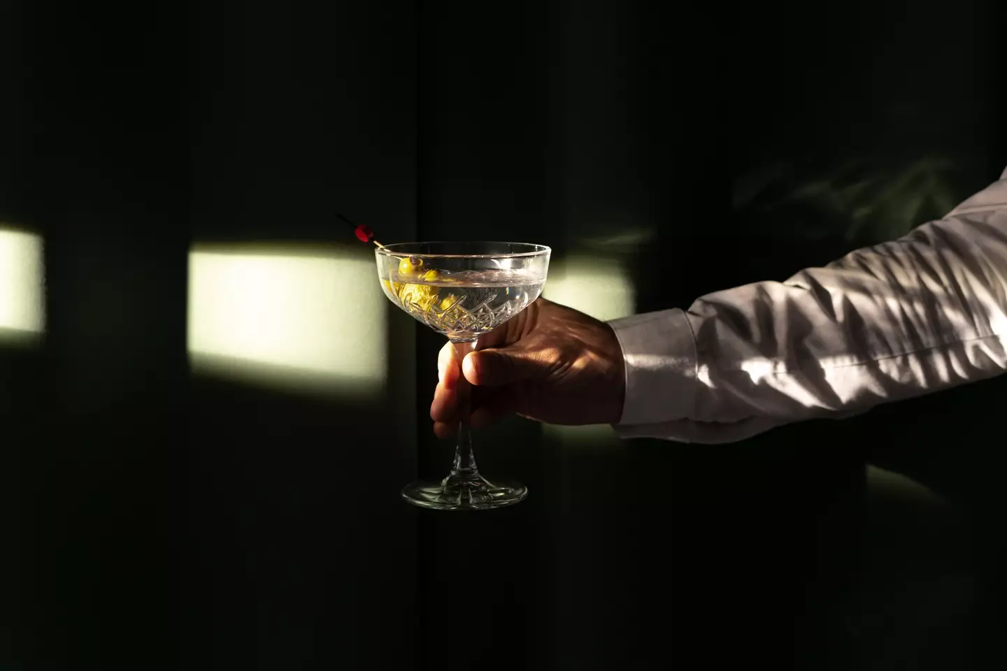 A vodka martini instantly reminds fans of James Bond.