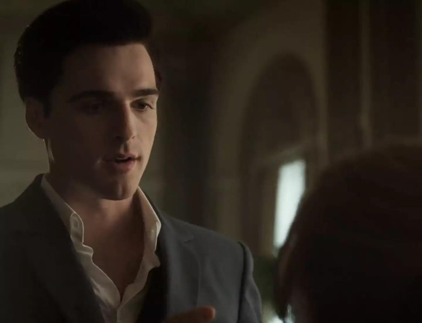 Jacob Elordi portrays Elvis in the biopic.