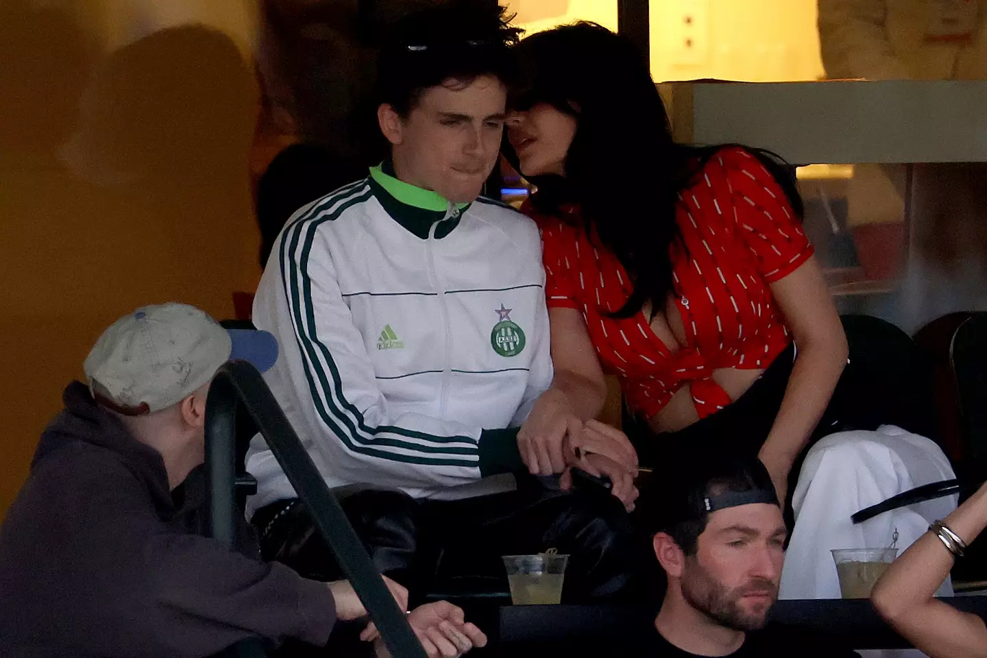 Fans have pointed out an 'awkward' interaction between the celebrity couple (Matthew Stockman/Getty Images)