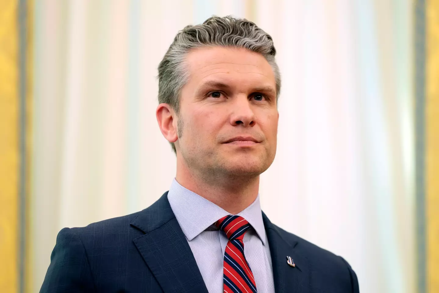 Pete Hegseth was one of the US senior officials to be in the chat (Anna Moneymaker/Getty Images)