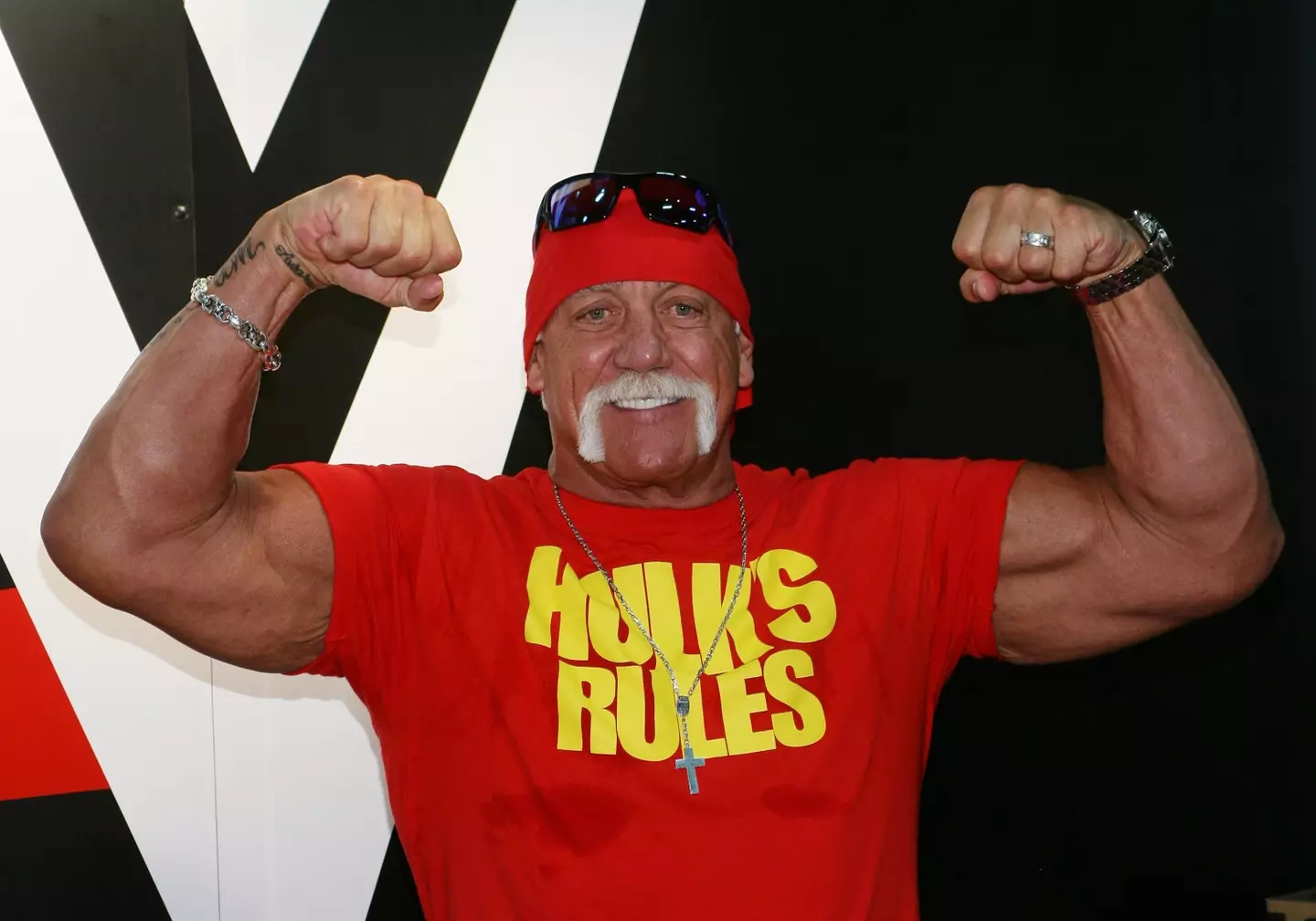 Hulk Hogan rose to fame through professional wrestling.