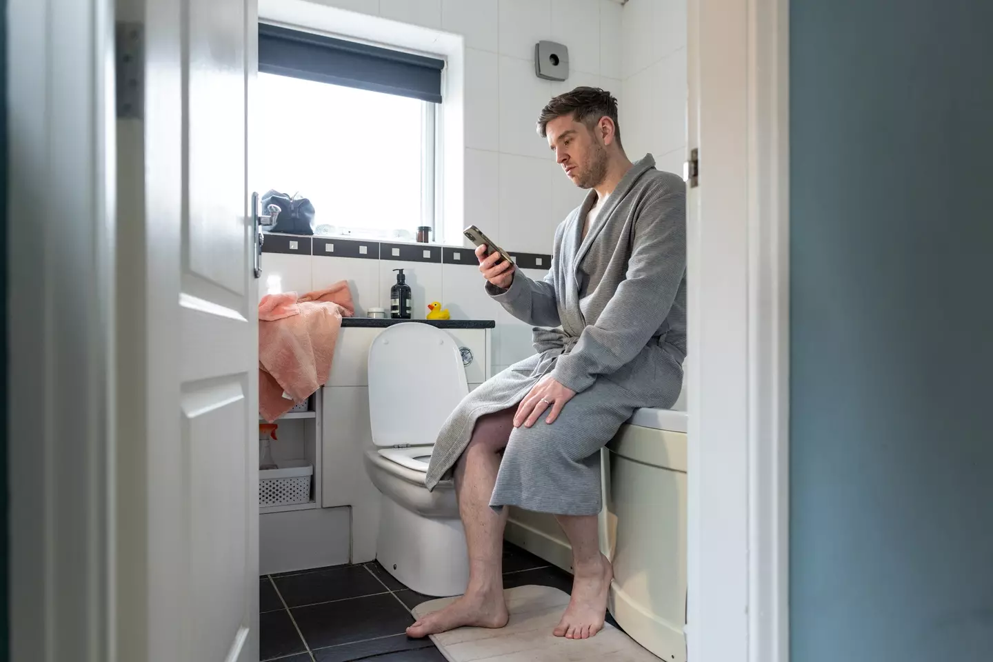 'Bathroom camping' has been explained (Getty Stock Photo)