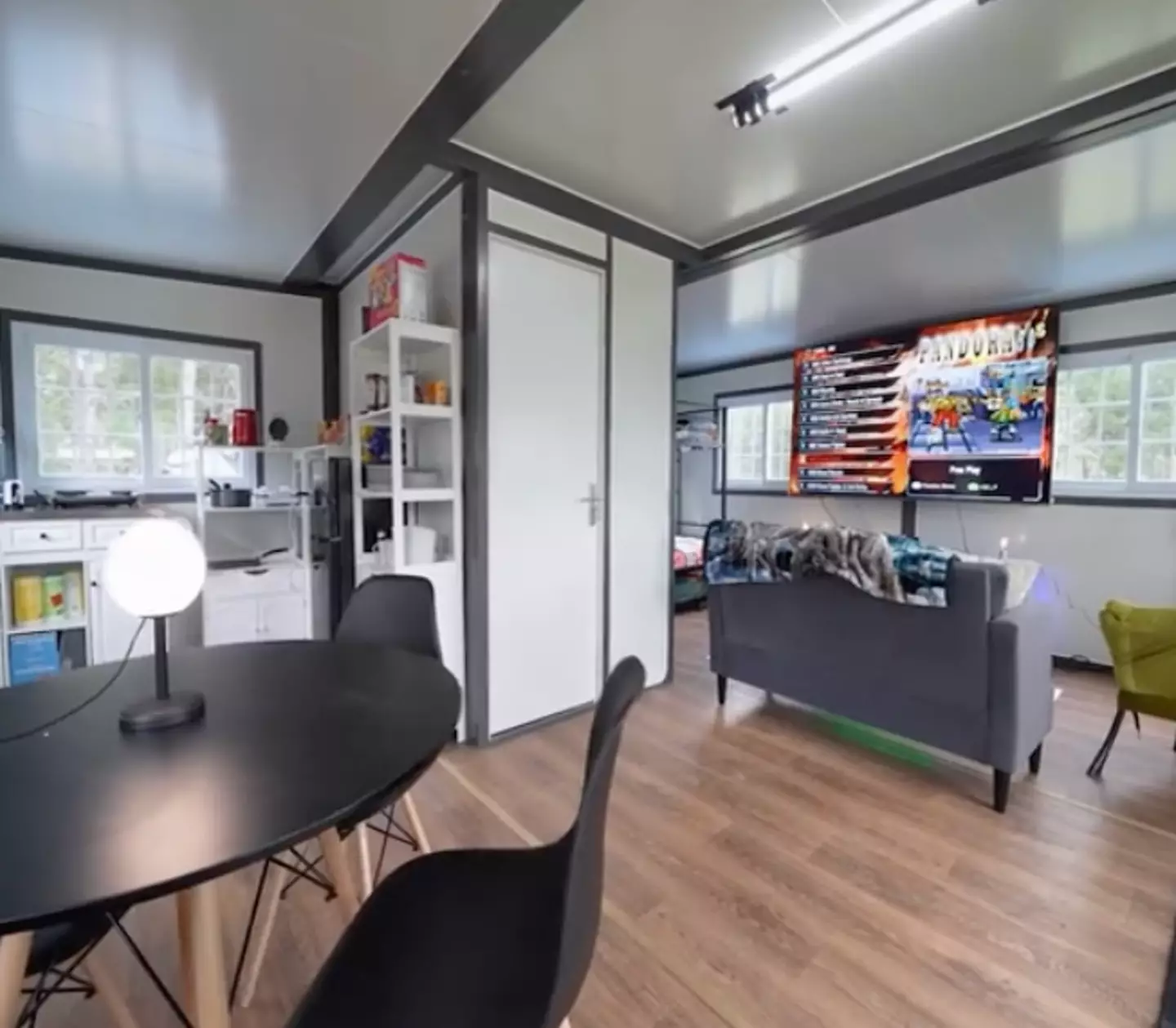 The house actually appears pretty spacious.