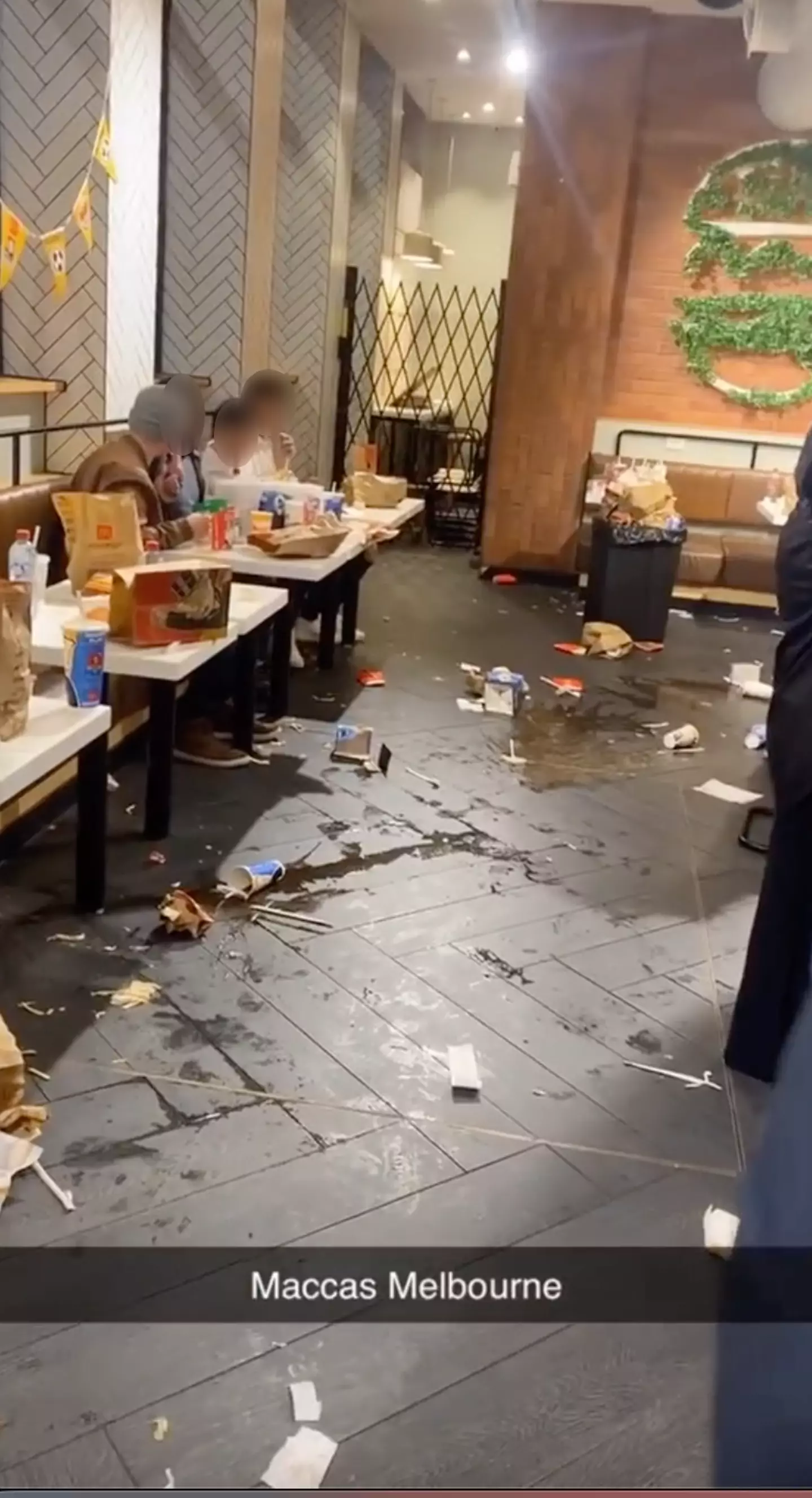 I mean, it's not exactly fine dining but this is gross.