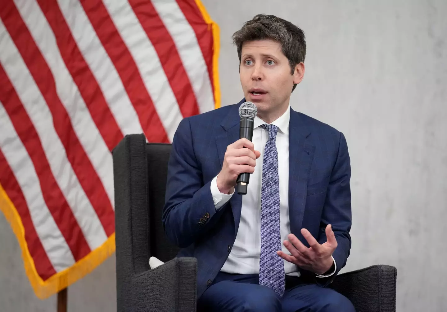 Sam Altman has been speaking about the tragic death (Andrew Harnik/Getty Images)