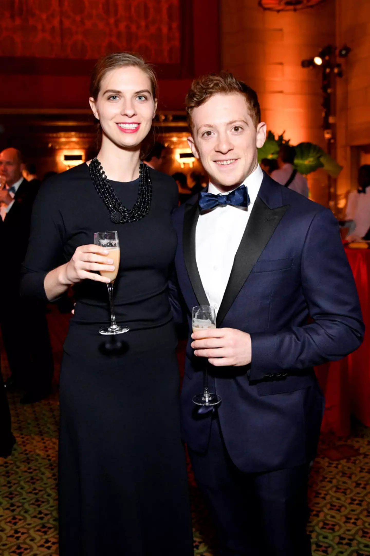 Dr Lilly Jay and her now-ex-husband Ethan Slater pictured together in 2018, the year they were married (Mike Coppola/WireImage)