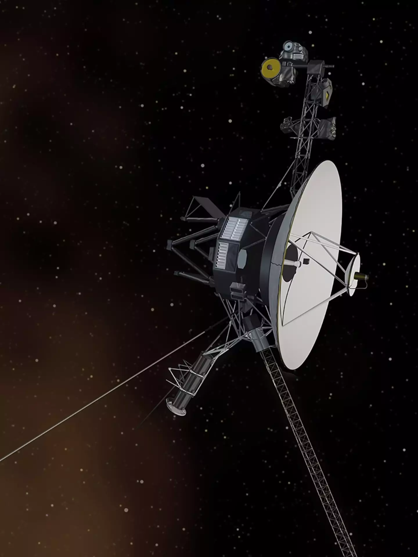NASA has received a small glimmer of hope after losing contact with the Voyager 2 probe, 12 billion miles away in the galaxy.