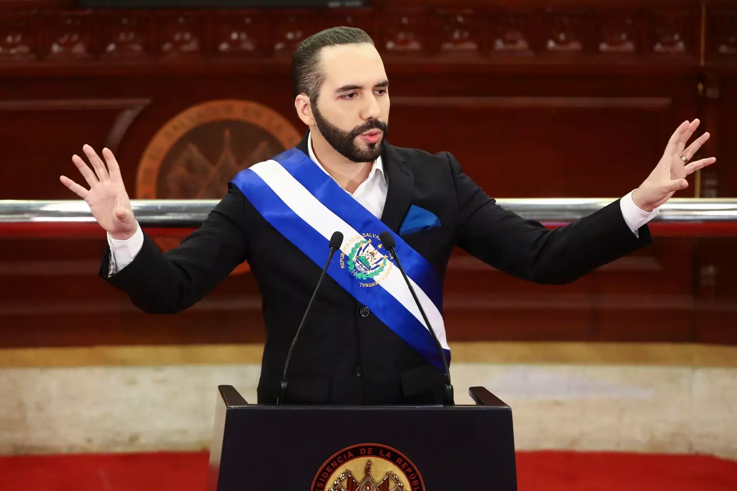 El Salvador President Nayib Bukele.