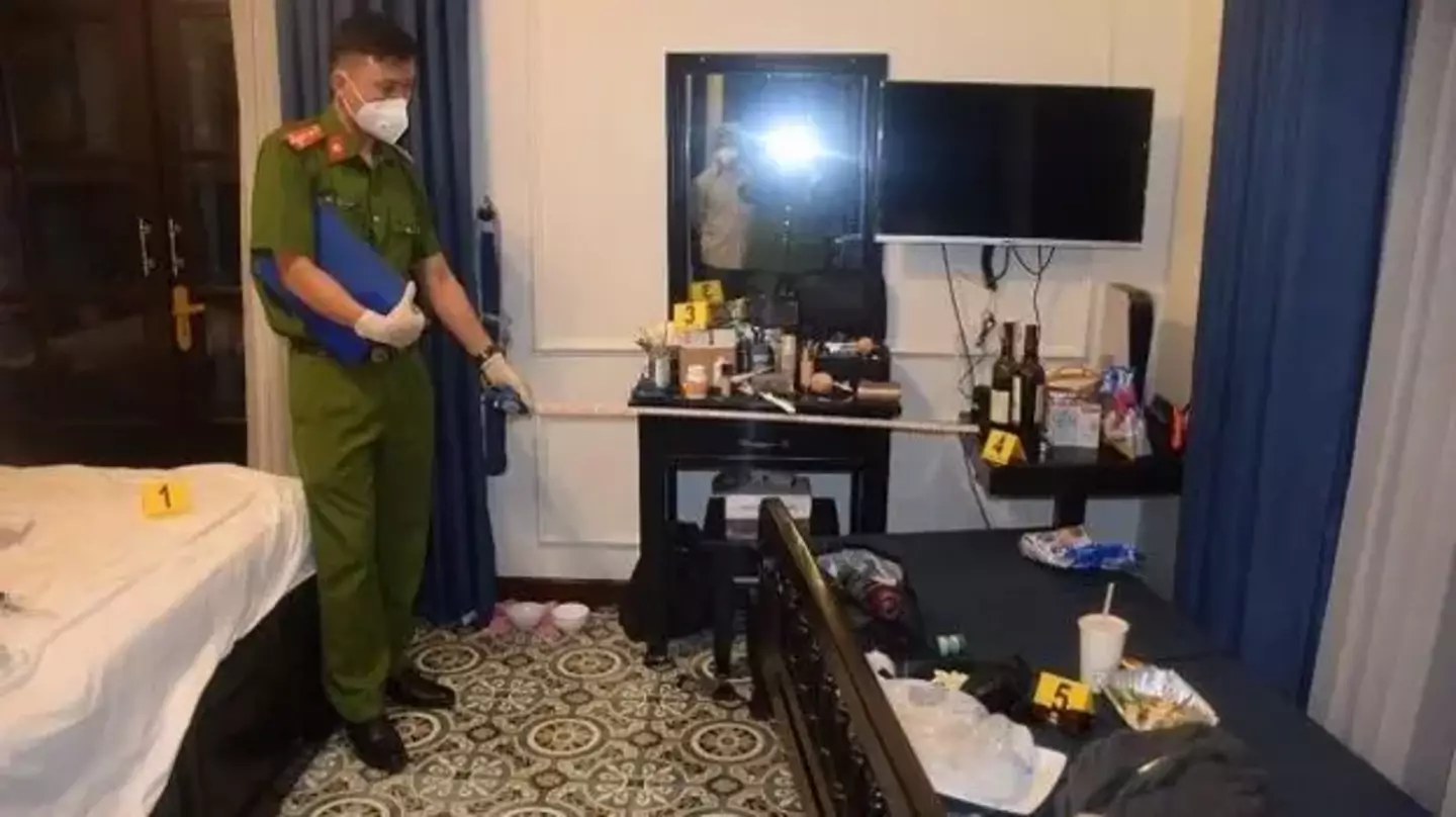 Police have said there were no signs of false entry (Quangnam Provincial Police)