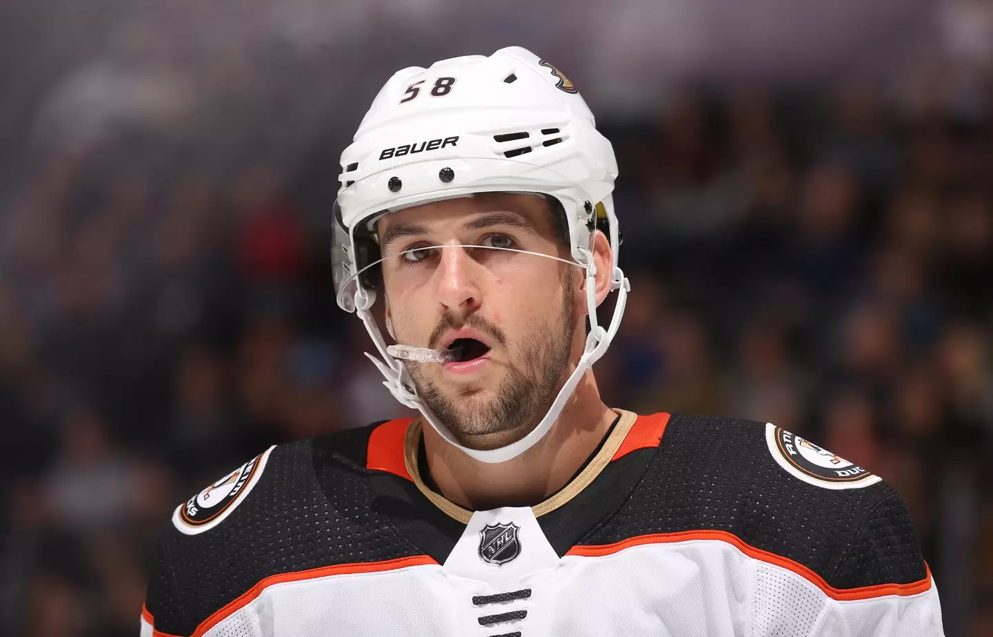 The 29-year-old played for the Anaheim Ducks in the NHL.