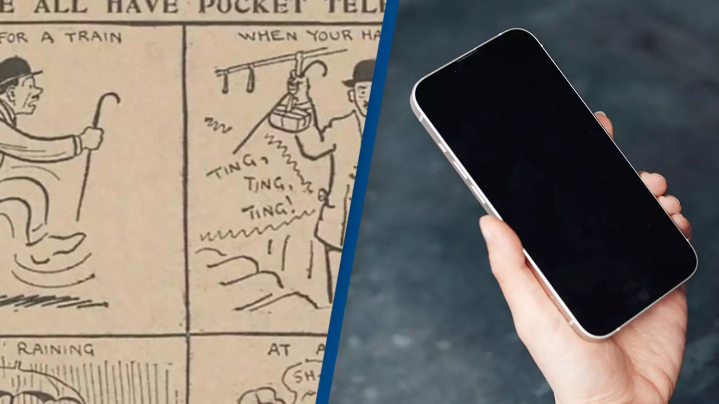 104-year-old comic predicts what would happen if ‘pocket telephones’ were invented and it’s scarily accurate