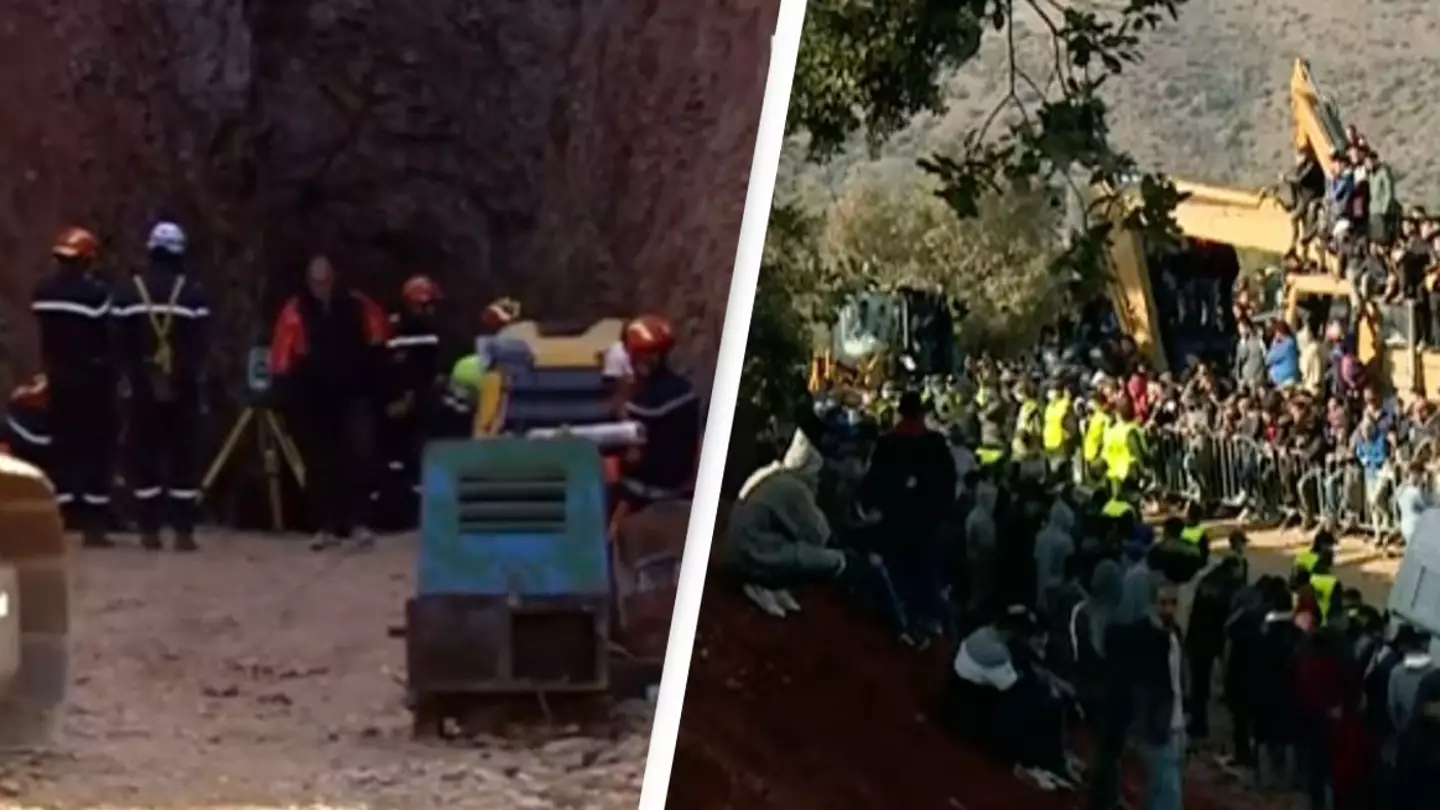 Rescuers Reach Five-Year-Old Boy Trapped 100ft Down Well