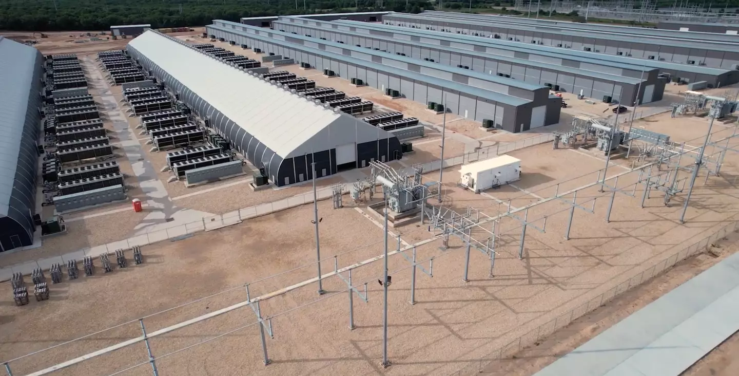 Bitcoin-mining facility in Rockdale, Texas (Riot Platforms, Inc)