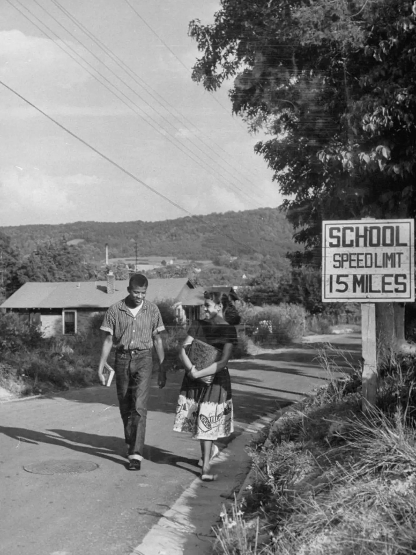 Jo Ann pictured in 1956 with fellow 'Clinton 12' member Bobby Cain (Don Cravens/Getty Images)