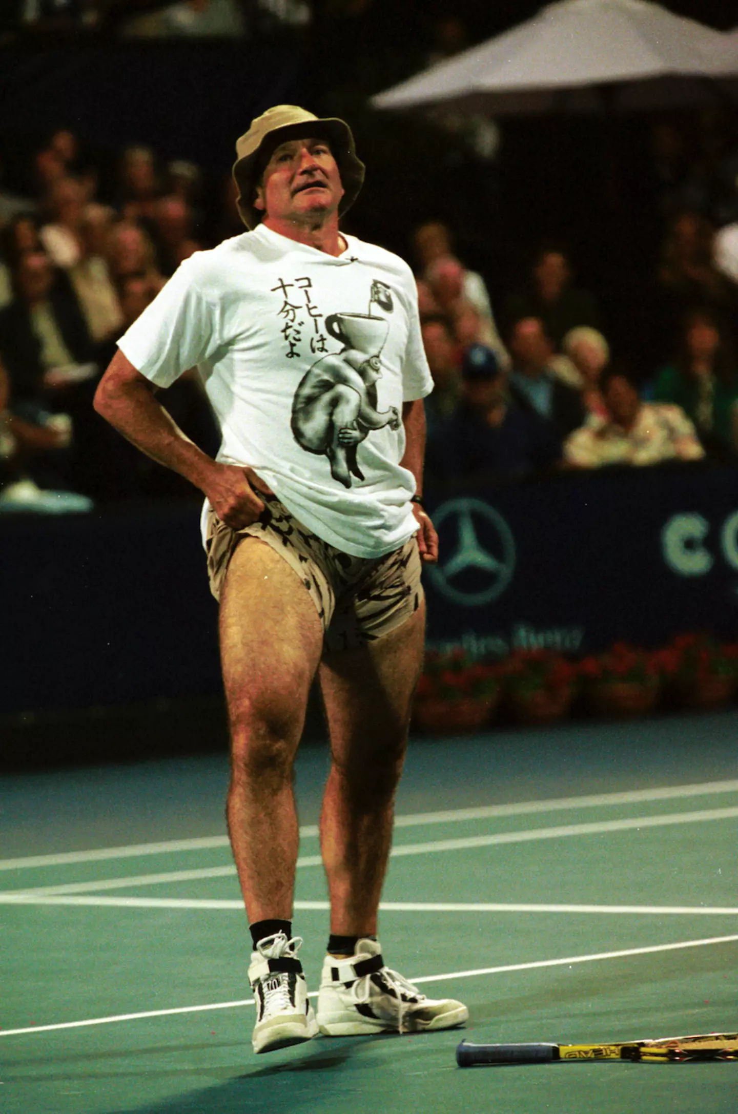 Williams' son marked the ninth anniversary of his death with a humorous throwback.