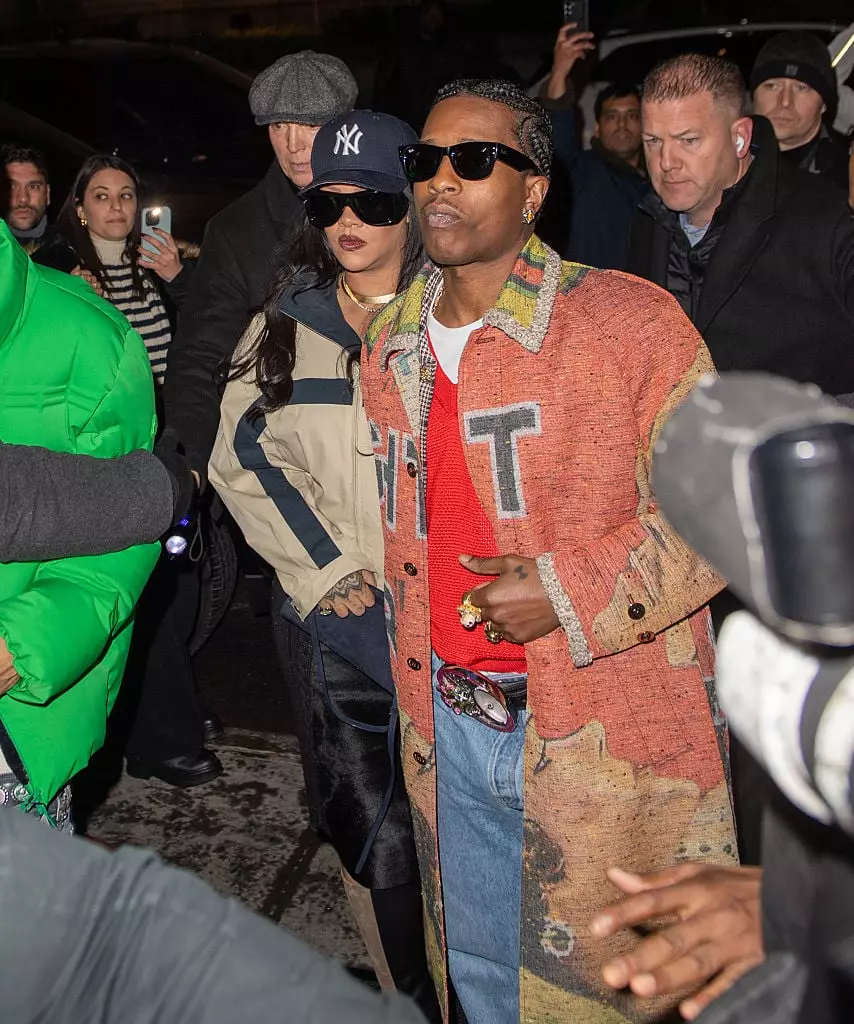 Rihanna and A$AP Rocky were previously spotted out together in the city (DAMEBK/Bauer-Griffin/GC Images)