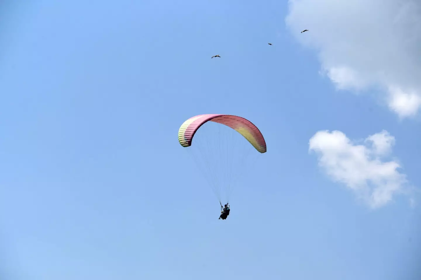 A paragliding accident has resulted in a man dying (Waseem Andrabi/Hindustan Times via Getty Images)