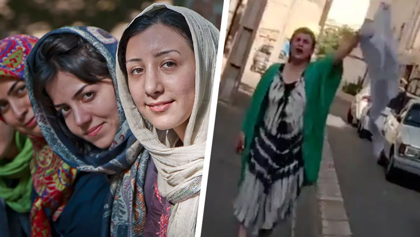 Women In Iran Are Protesting The Country’s Strict Hijab Rules By Taking Off Their Face Veils
