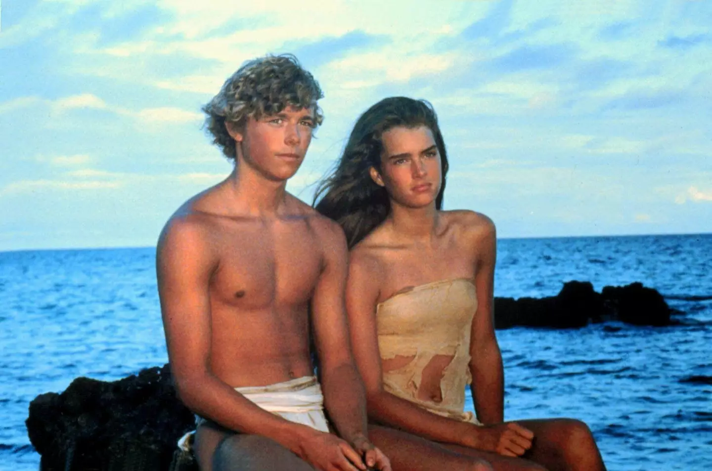 Brooke Shields starred alongside Christopher Atkins in the film.