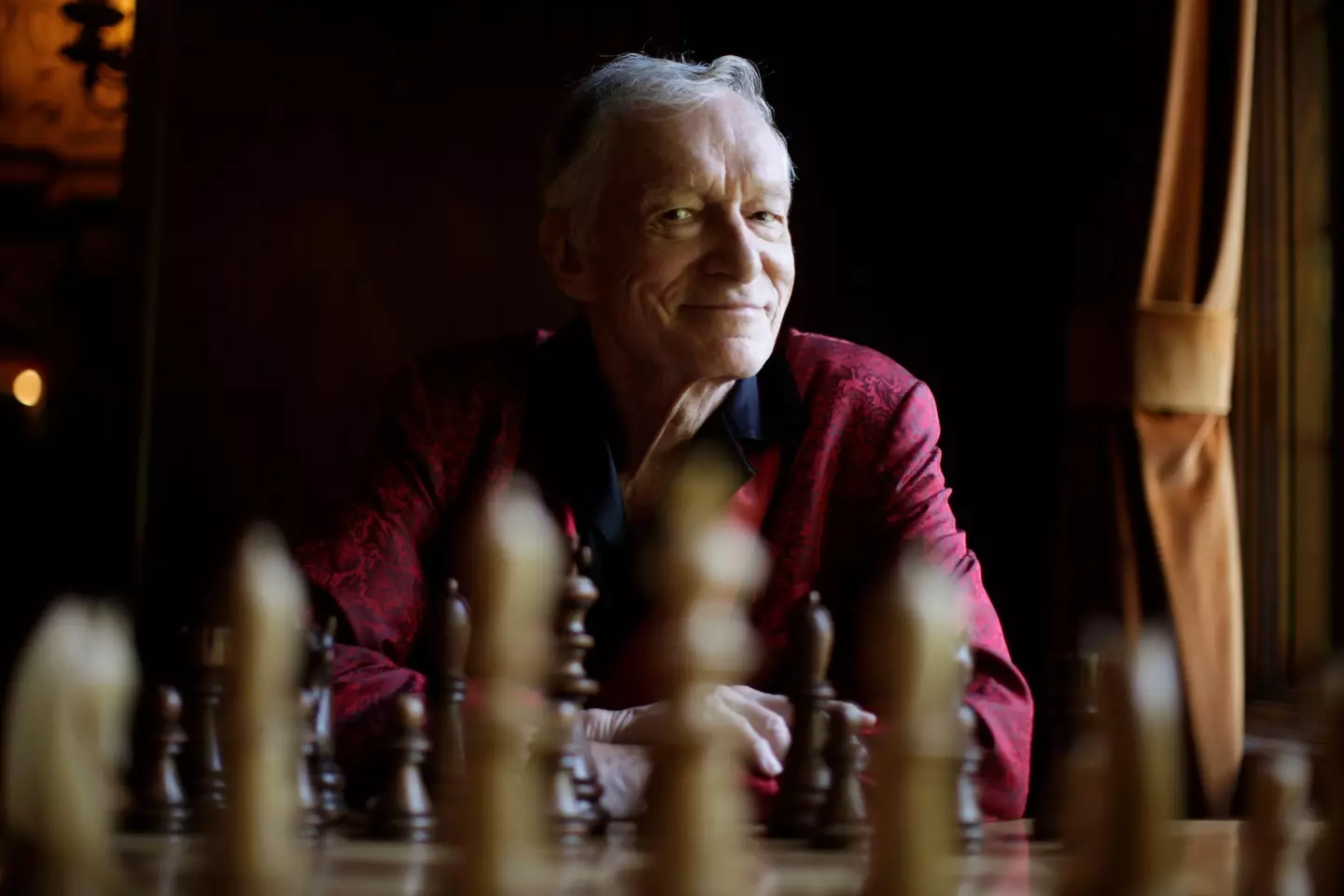 Lynn sought safety in the Playboy mansion.