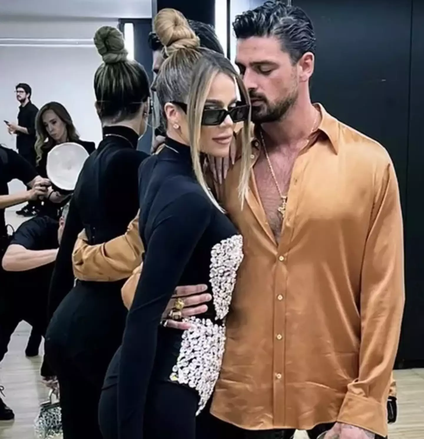 Khloe Kardashian and Michele Morrone got people talking with this saucy snap.