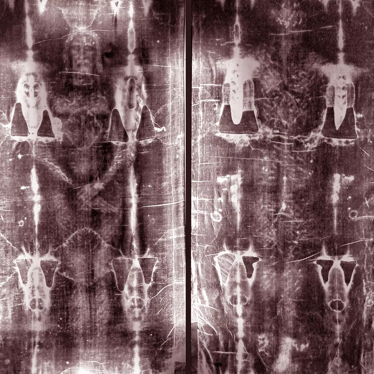 The sculpture is based on information from the Shroud of Turin.