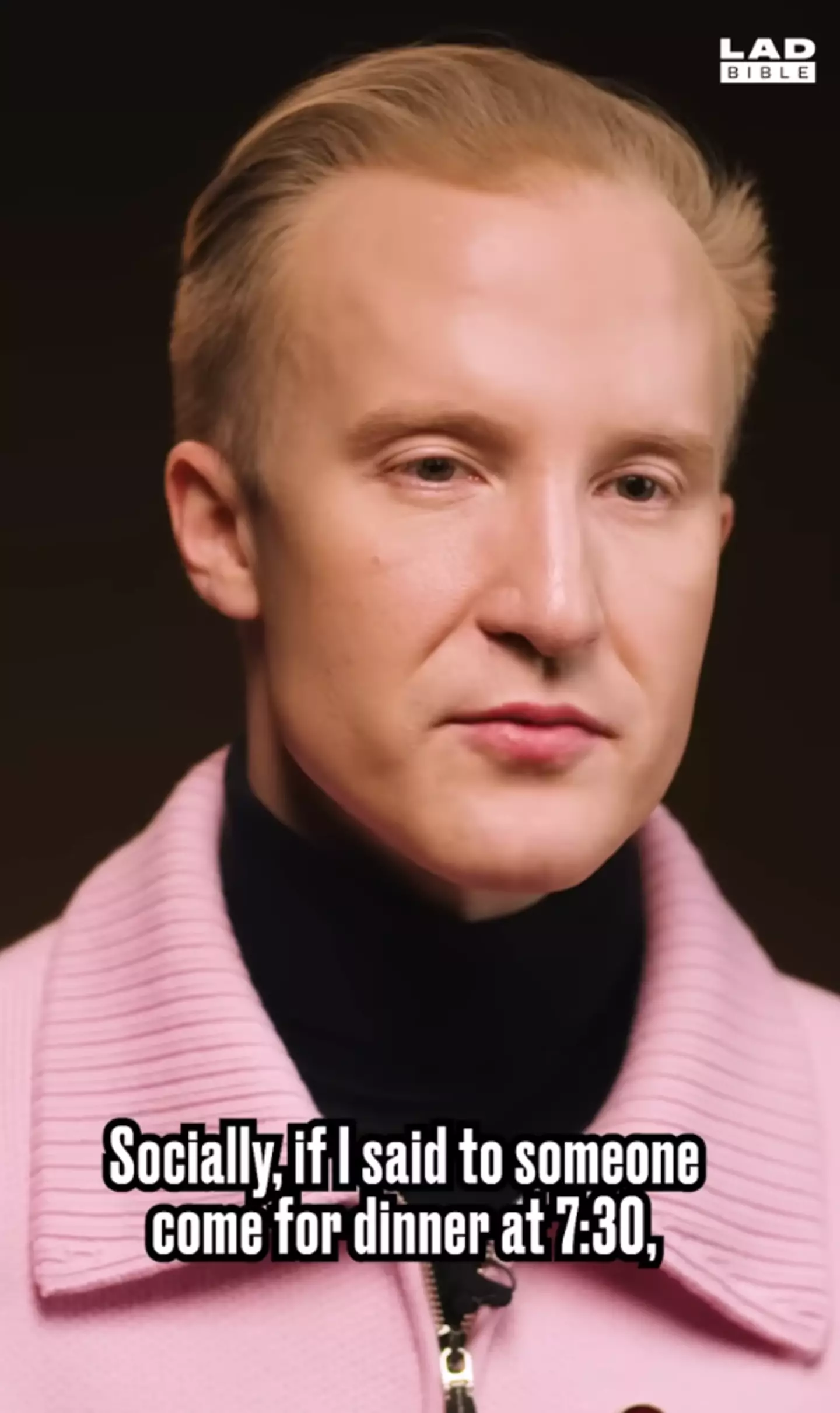 Hanson explained if it's better to be late or early (YouTube/LADbible Stories)