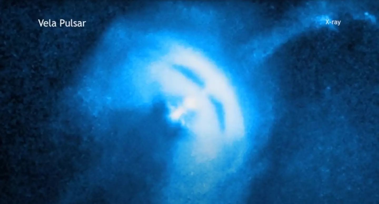 Pulsars occur when a particularly large star 'dies'.