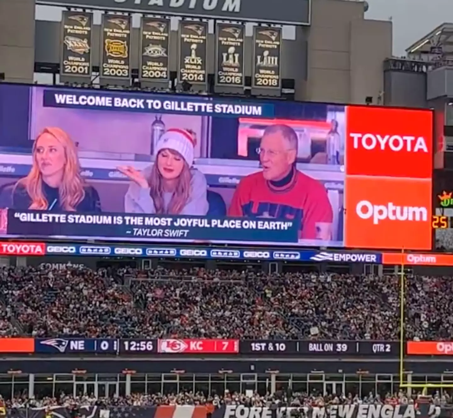 Taylor Swift looked a bit put out when she was booed at the Chiefs' recent games.