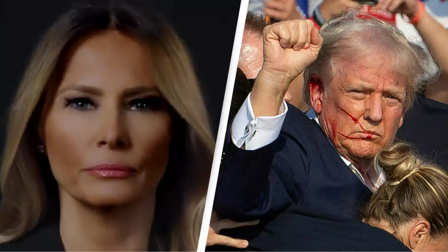 Twitter/Melania Trump/Getty/REBECCA DROKE