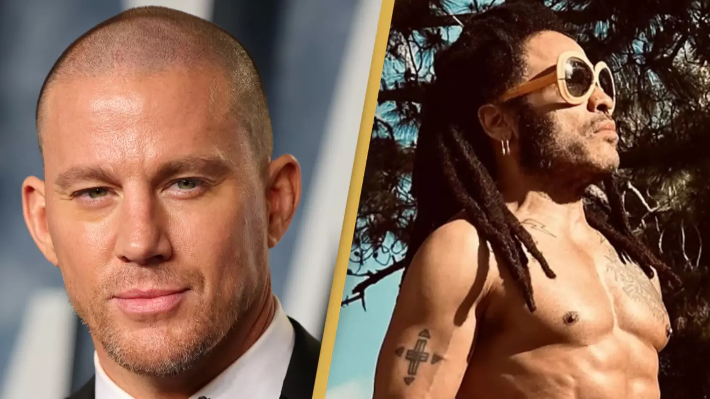 Channing Tatum says what everyone is thinking as he reacts to future father-in-law Lenny Kravitz’s photo