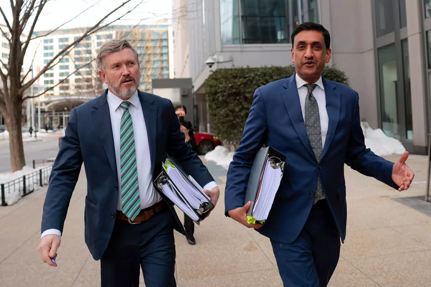 Representatives from both parties, Ro Khanna and Thomas Massie, have led fight to release the files (Heather Diehl/Getty Images)