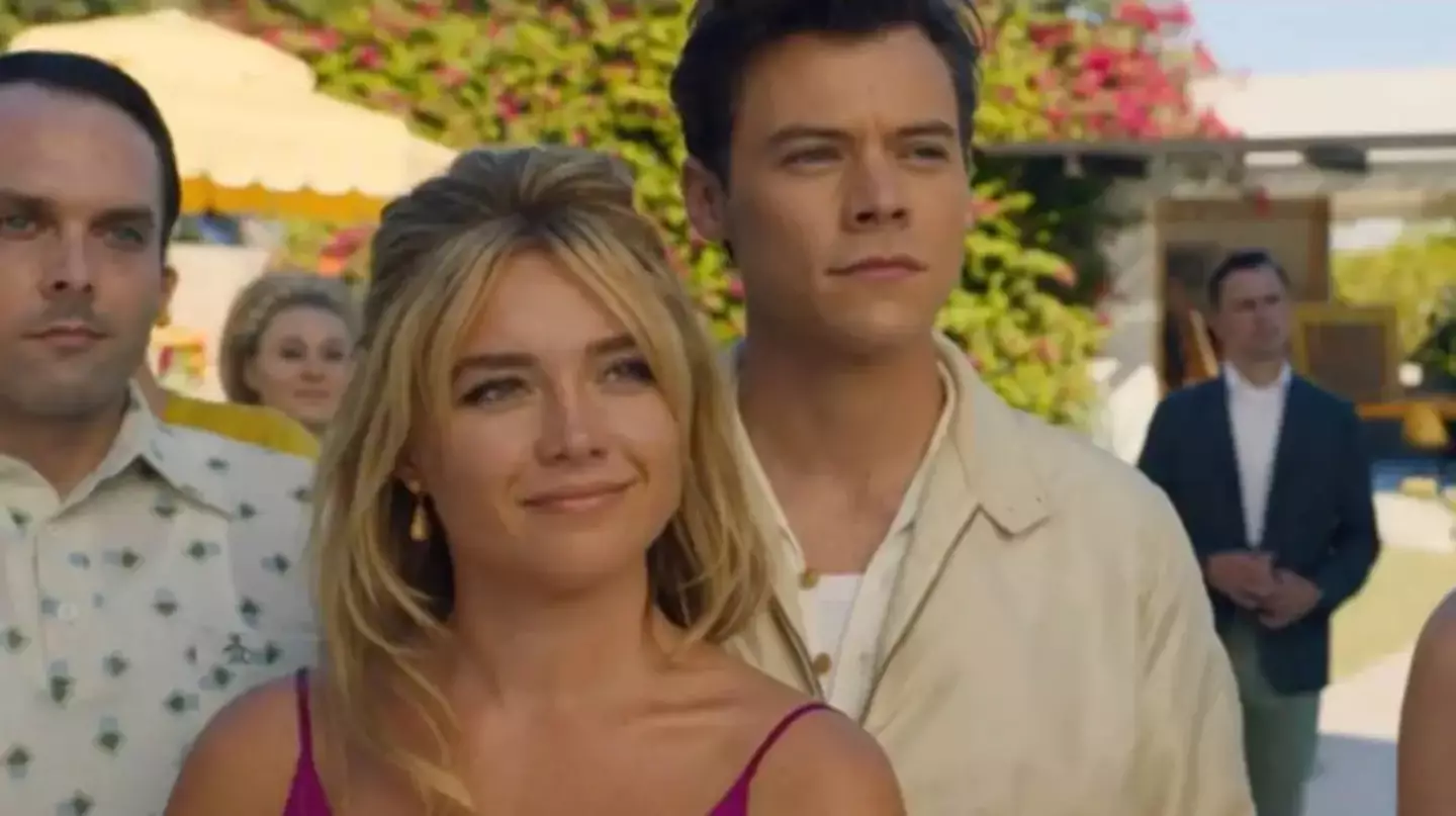 The actors were promoting Don’t Worry Darling.