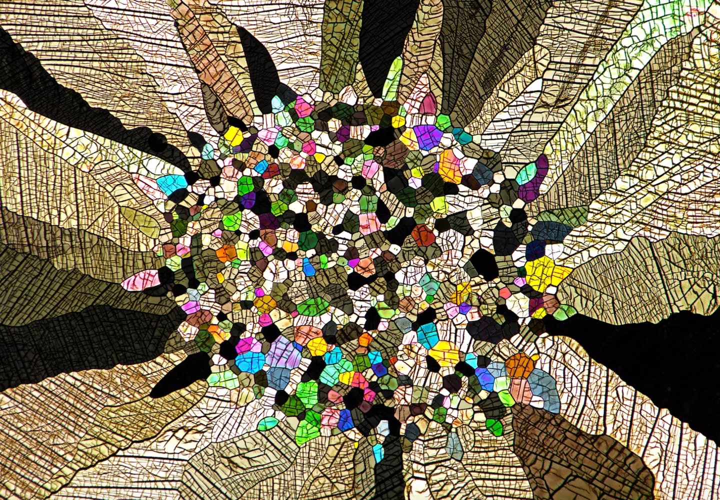 One of the photos to make the top 20 shows caffeine crystals.